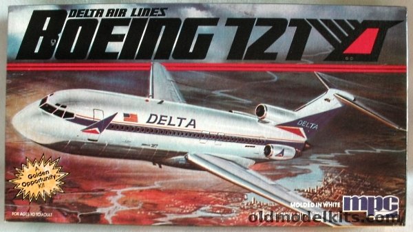 MPC 1/144 Boeing 727-100 - TWA, 1-4702 plastic model kit